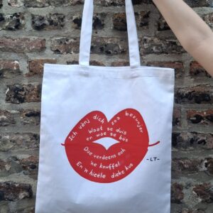 Witte totebag
